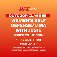 UFC Gym at The Waterfront: Outdoor Women’s Self-Defense/MMA Class