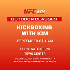 UFC Gym at The Waterfront: Outdoor Kickboxing Class