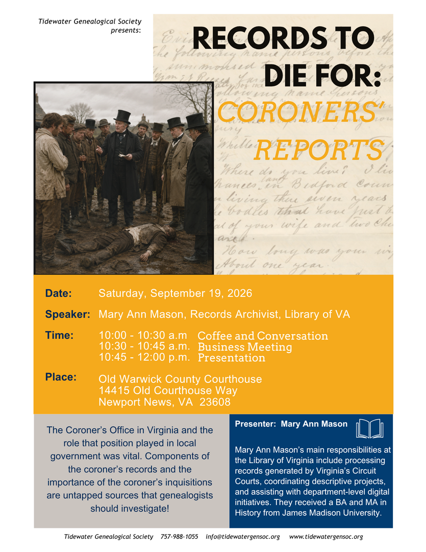 Records to Die For: Coroners' Reports