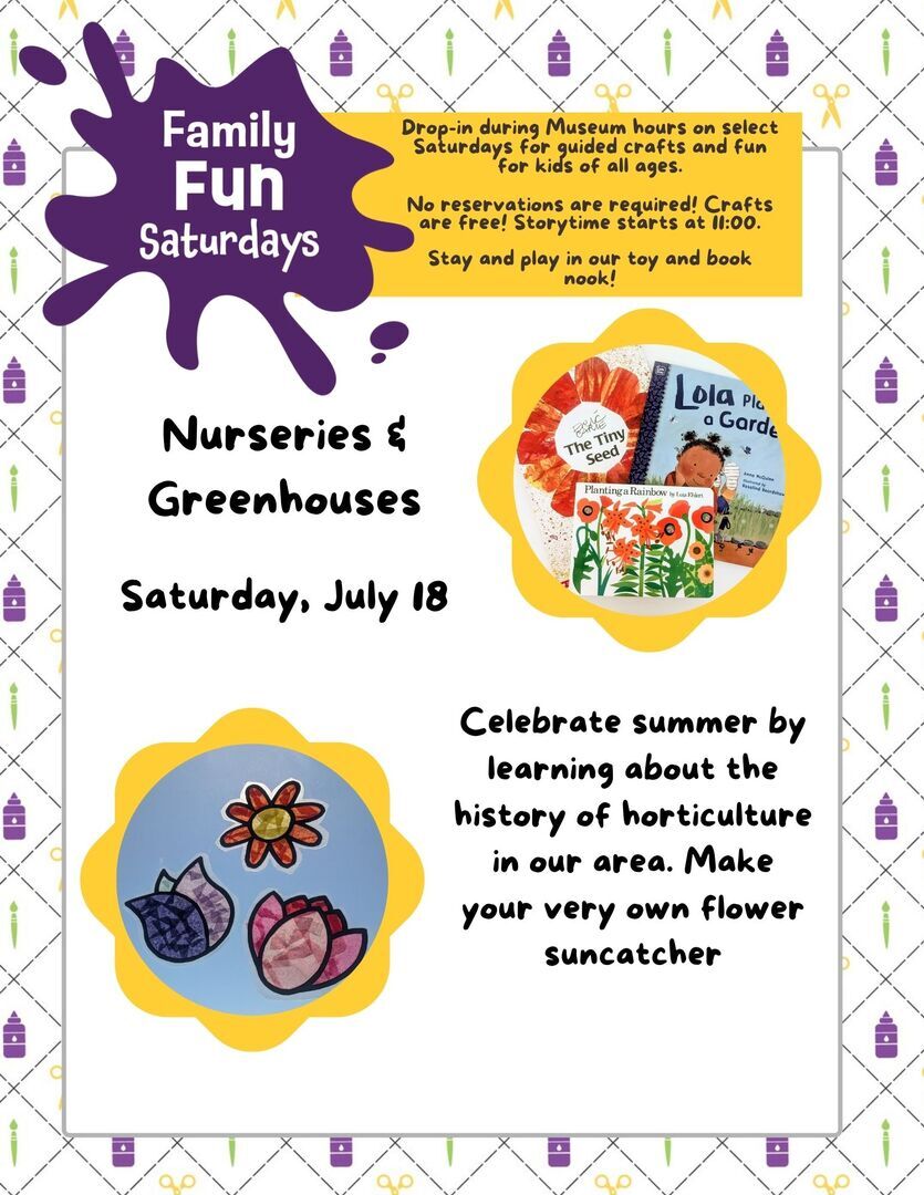 Family Fun Saturday - Summer Flowers at Hayward Area Historical Society