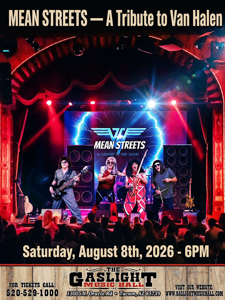 Mean Streets VH Tribute Band at The Gaslight Music Hall 8/8/2026