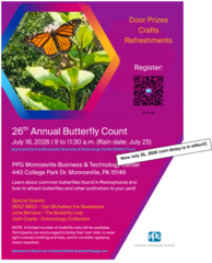Annual Butterfly Count - Grab a Net and Join Us! DELAYED until July 25 due to weather/air quality!
