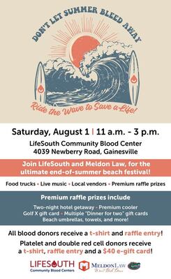 Event image for Don't Let Summer Bleed Away Blood Drive