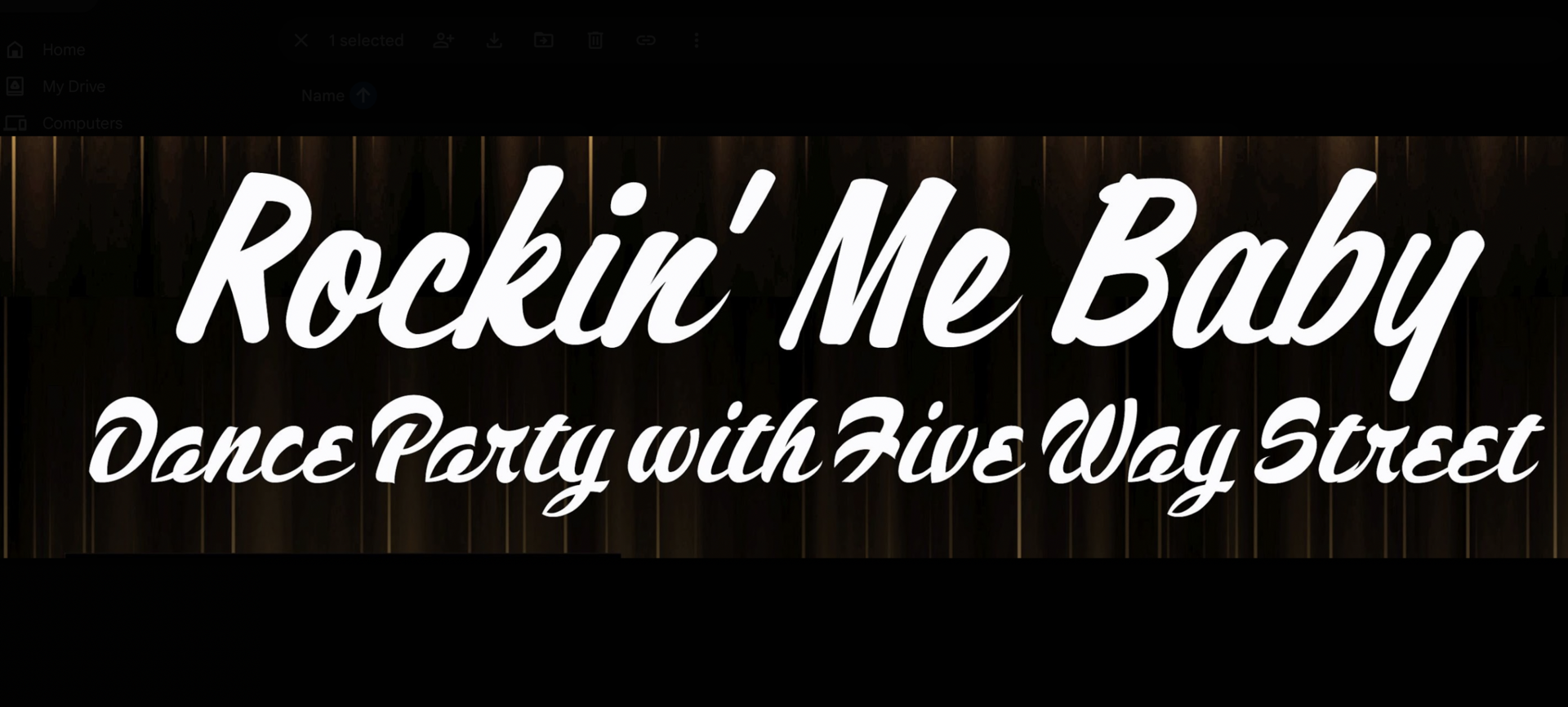 Rockin' Me Baby Dance Party!