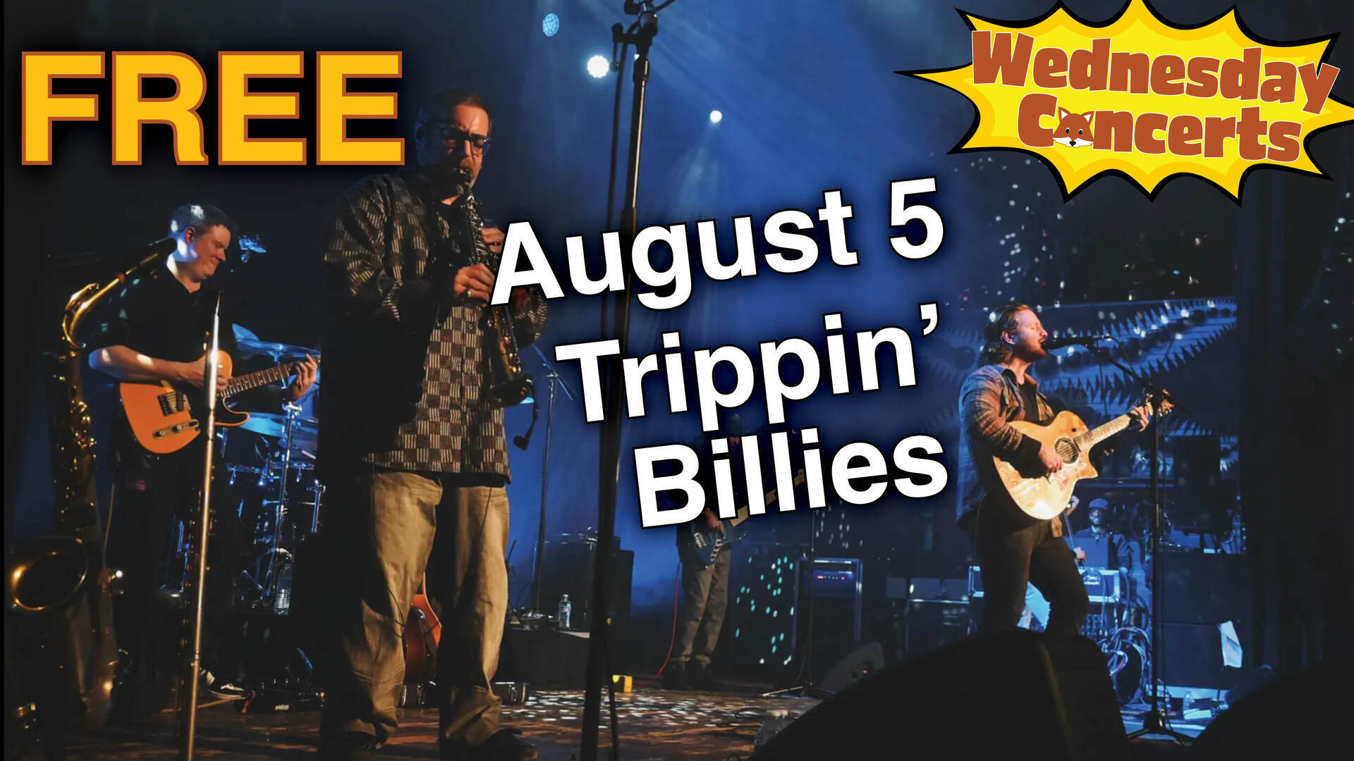 FREE Trippin' Billies Live Concert - Tribute to Dave Matthews