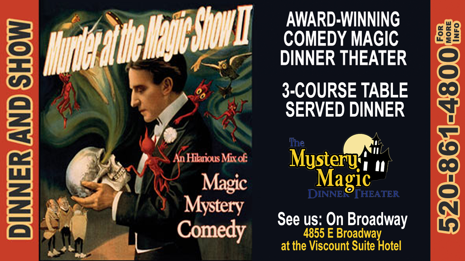 Mystery & Magic Dinner Theater - "Murder at the Magic Show II"