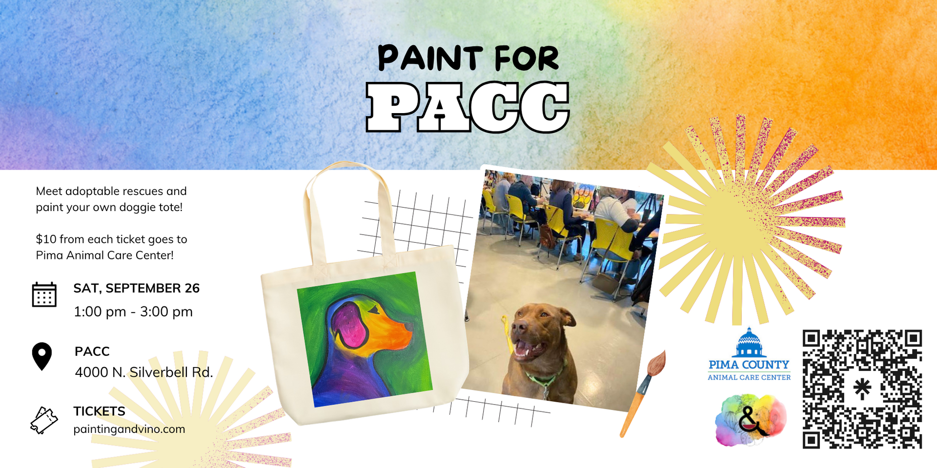 Paint for PACC – Ages 8+! Paint a Tote to Take Home