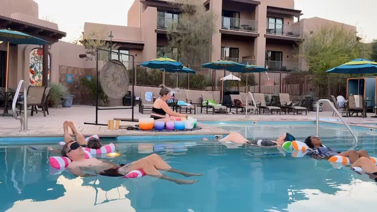 IMMERSE Floating Sound Bath Thursdays at Hacienda del Sol