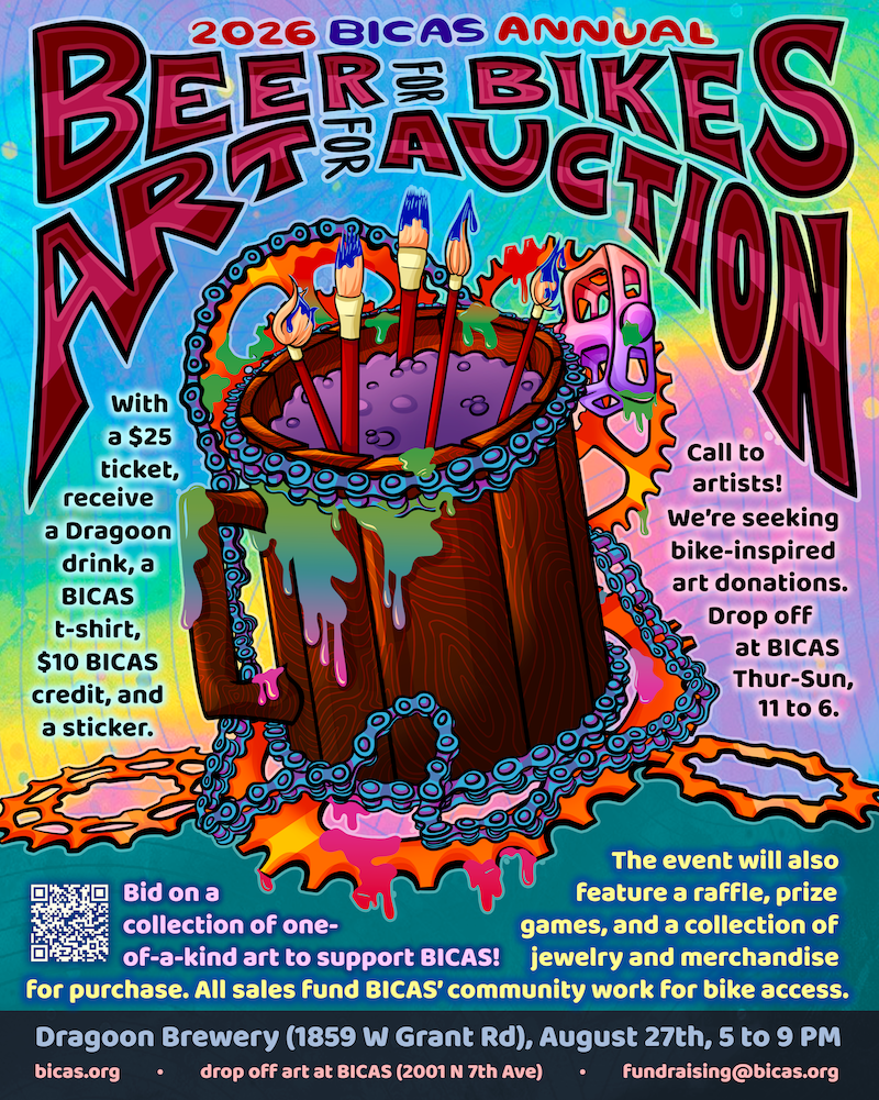 Beer for Bikes: Art for Auction