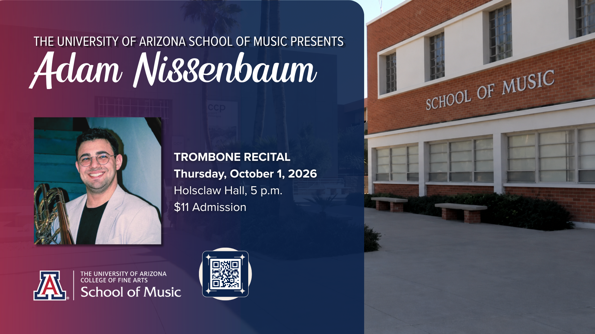Guest Artist: Adam Nissenbaum, Trombone