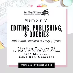 (Online) Memoir VI: Pitching, Editing, Queries, and Hooks with Marni & Tracy