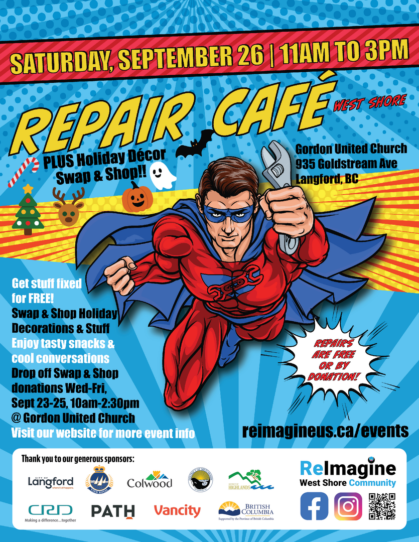 Repair Café West Shore & Holiday Décor Swap & Shop