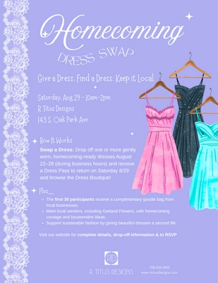 formal dress swap Homecoming LowStock:43783255719987