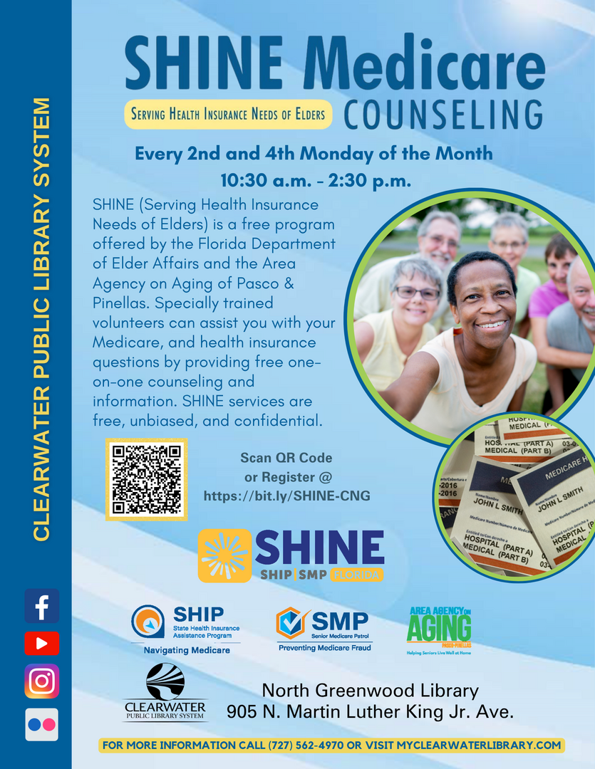 SHINE Medicare Counseling at North Greenwood