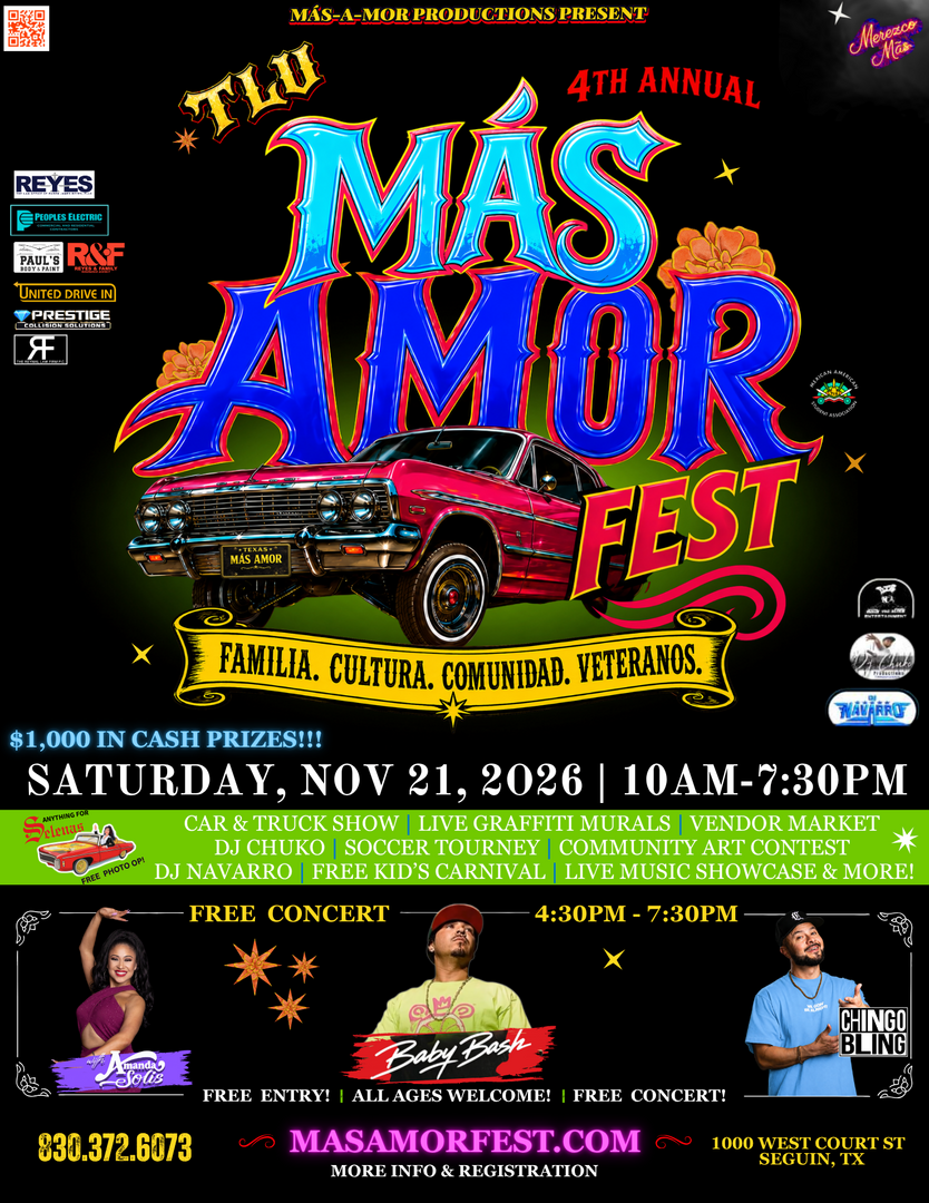 4TH ANNUAL MÁS AMOR FEST - 4TH ANNUAL MÁS AMOR FEST