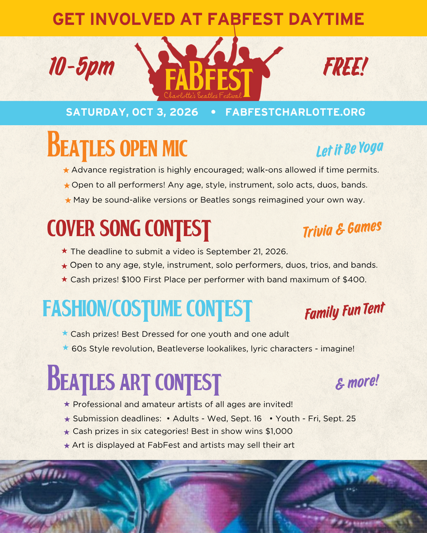 FabFest-Charlotte's Beatles Festival - FabFest-Charlotte's Beatles Festival