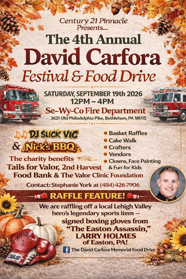 The 4th Annual David Carfora Festival and Food Drive