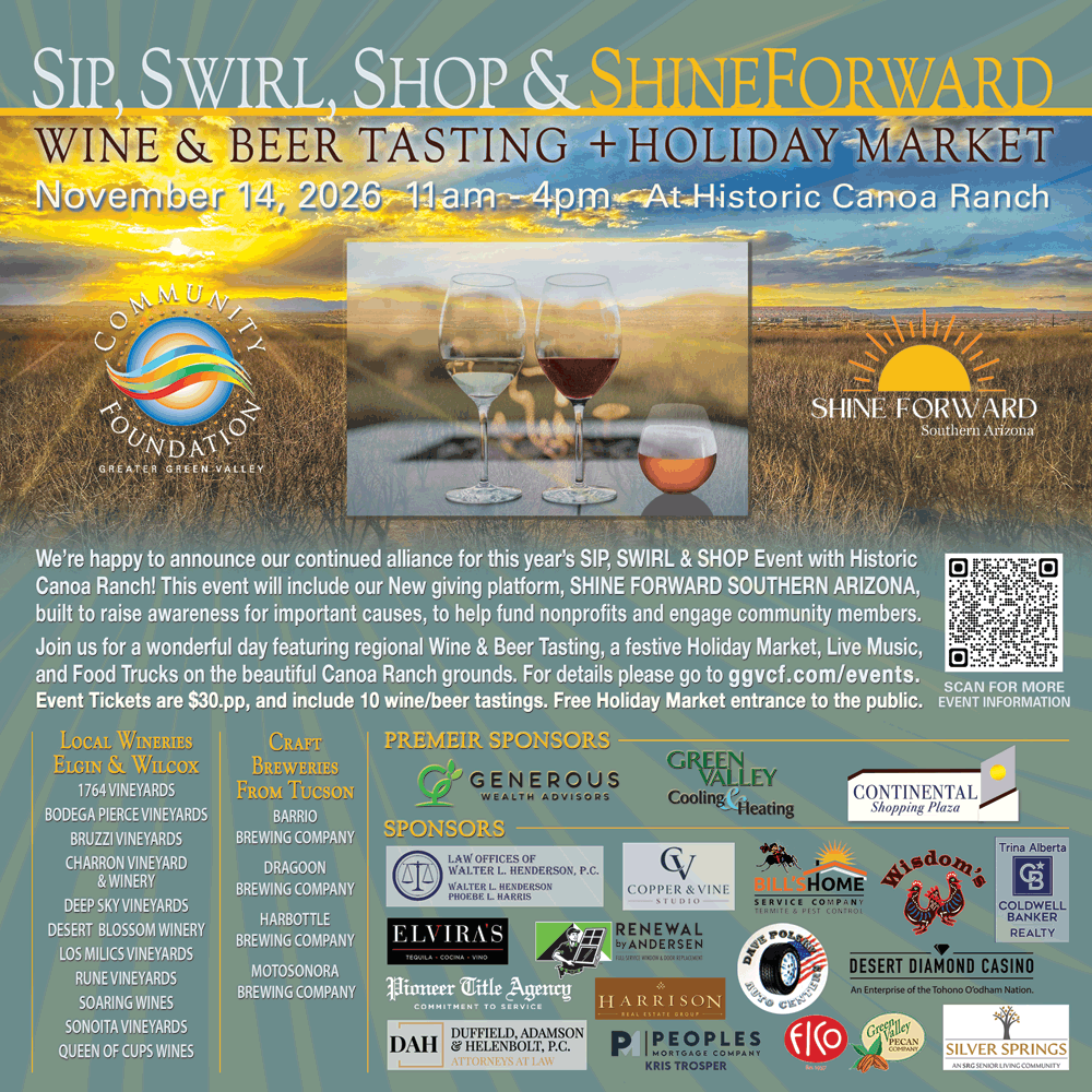 4th Annual Sip, Swirl, Shop & Shine Forward