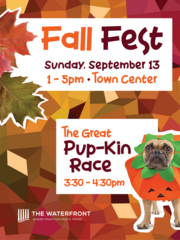 Fall Fest and the Great Pup-Kin Race at The Waterfront