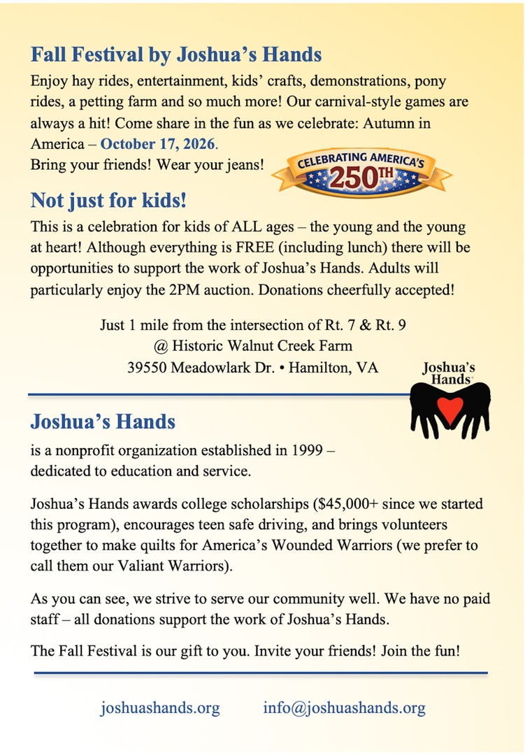 Fall Festival by Joshua's Hands - Fall Festival by Joshua's Hands