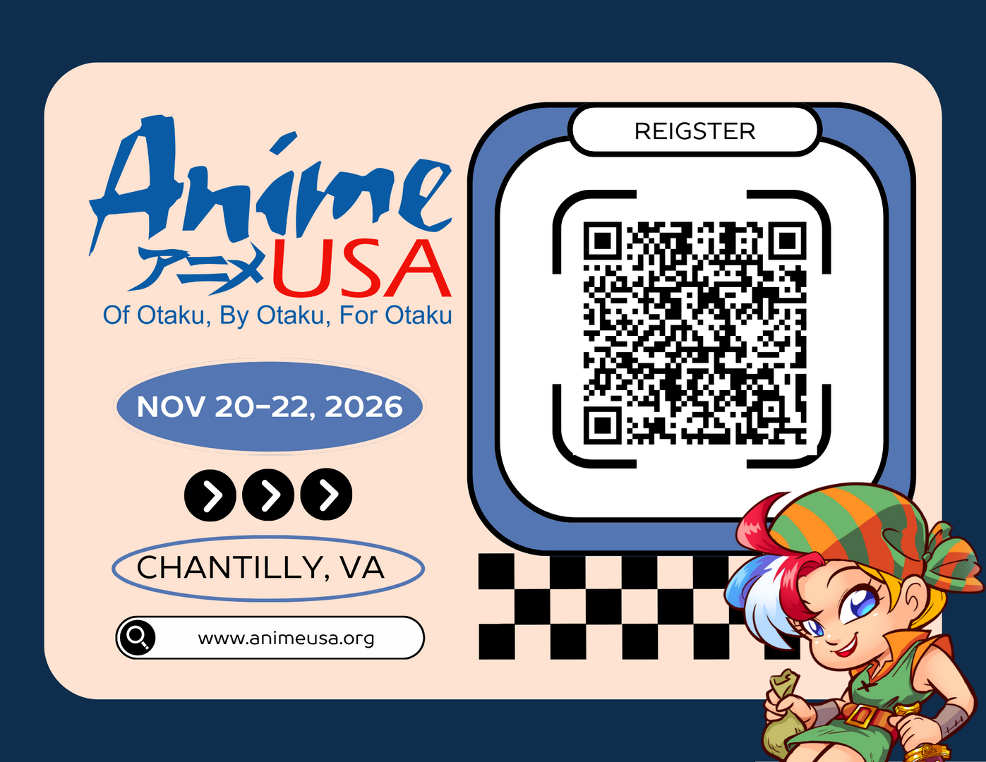Anime USA 2026 - Anime & Japanese Culture Convention - November 20-22 in Chantilly, VA