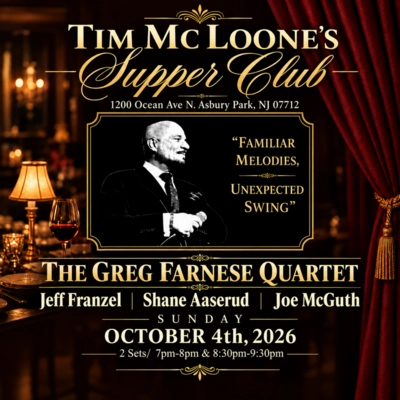 Greg Farnese Quartet Tim McLoone's Asbury Park