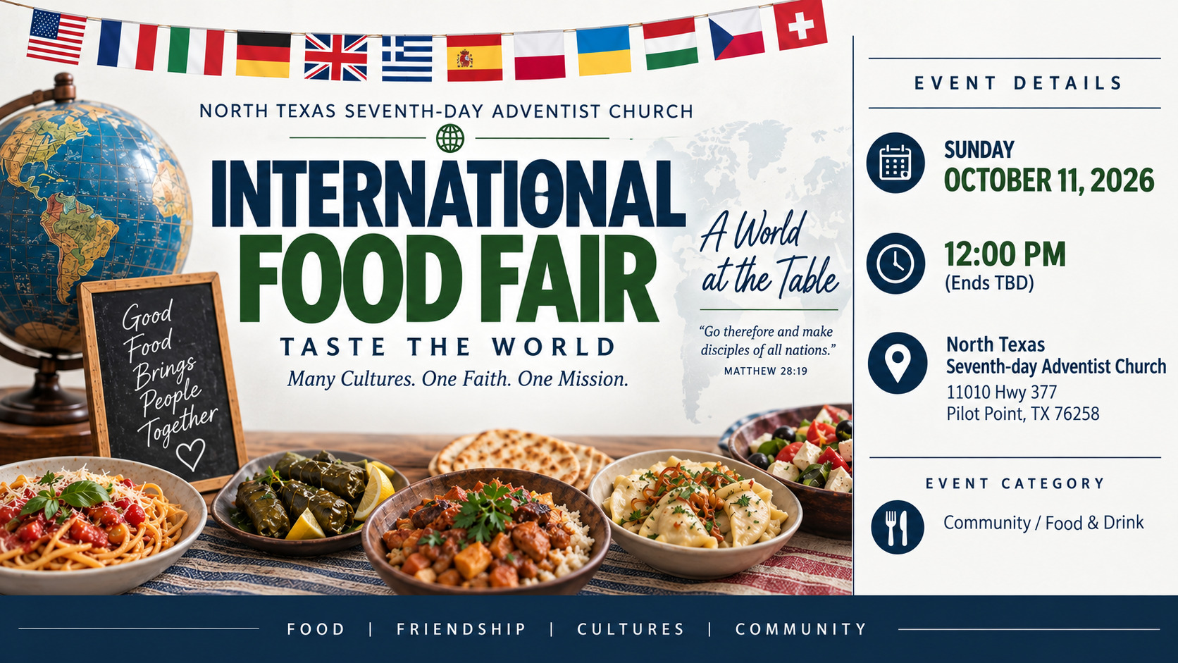 Taste the World - International Food Fair