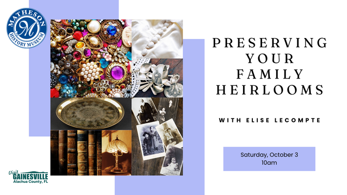 Event image for Preserving Your Family Heirlooms