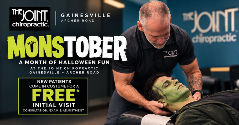 Event image for MONSTOBER at The Joint Chiropractic Gainesville – Archer Road