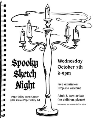 Spooky Sketch Night