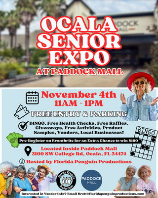 Event image for Ocala Senior Expo at Paddock Mall