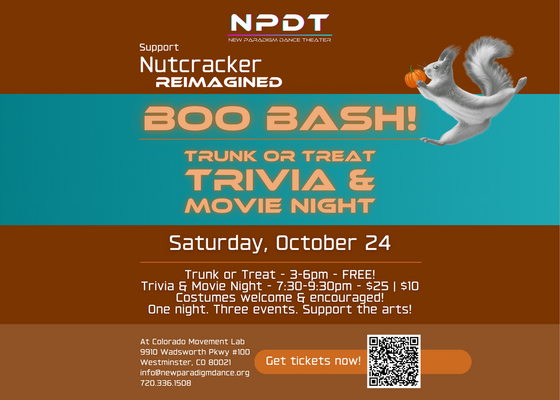 NPDT Boo Bash: Trivia, Treats & Movie Night for All Ages!