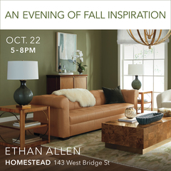 Ethan Allen Fall Event at The Waterfront