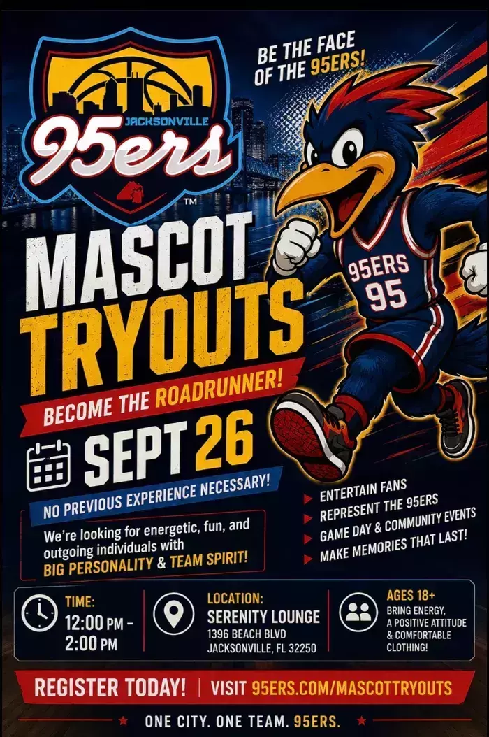 Jacksonville 95ers Mascot Tryouts