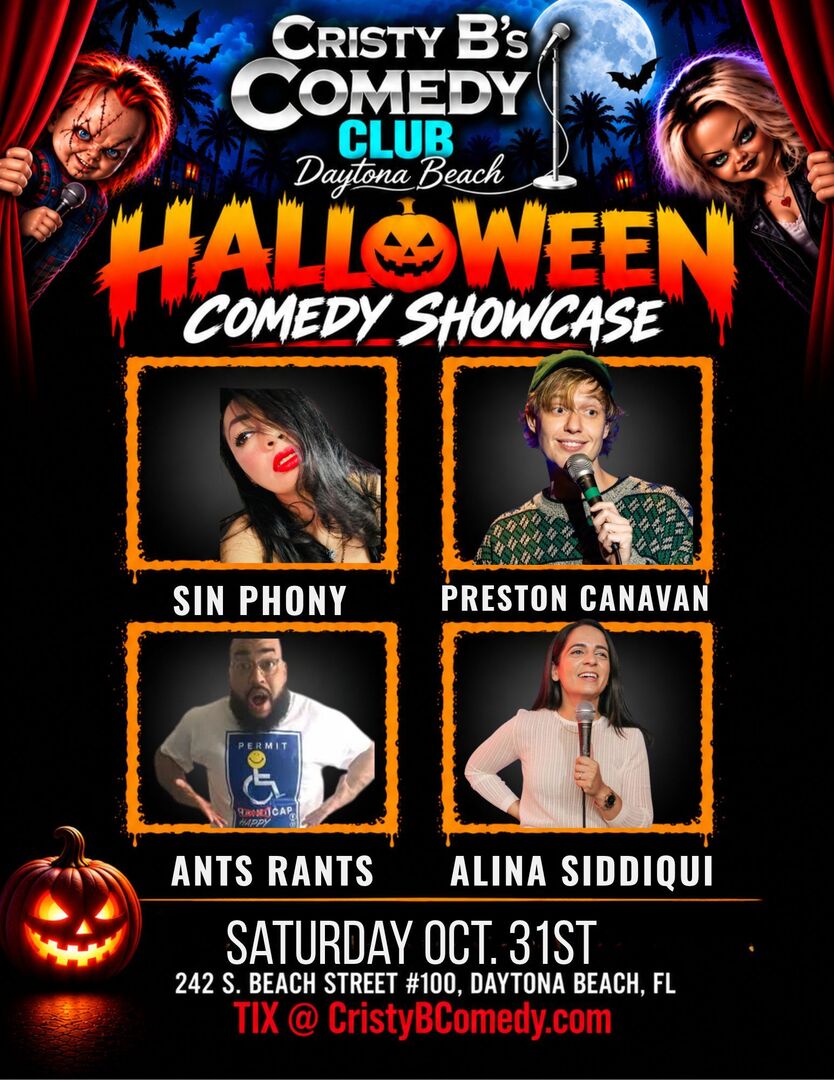 Halloween Comedy Showcase live at Cristy B's