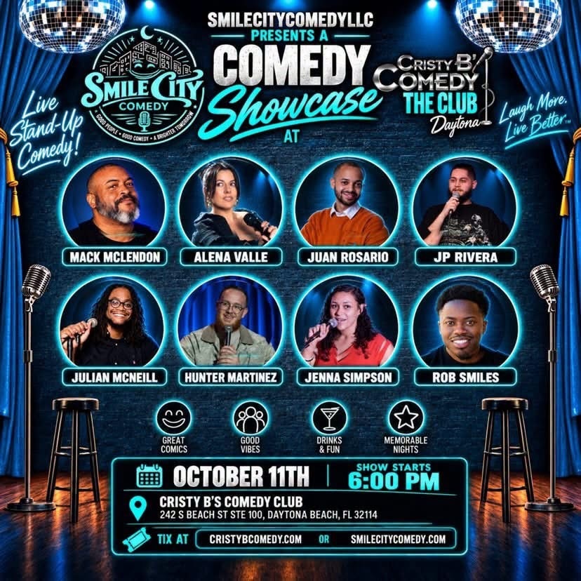 Smile City Comedy Show at Cristy B’s Comedy Club in Daytona