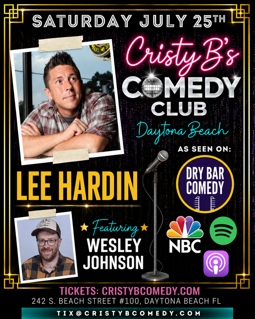 Comedian Lee Hardin live at Cristy B's