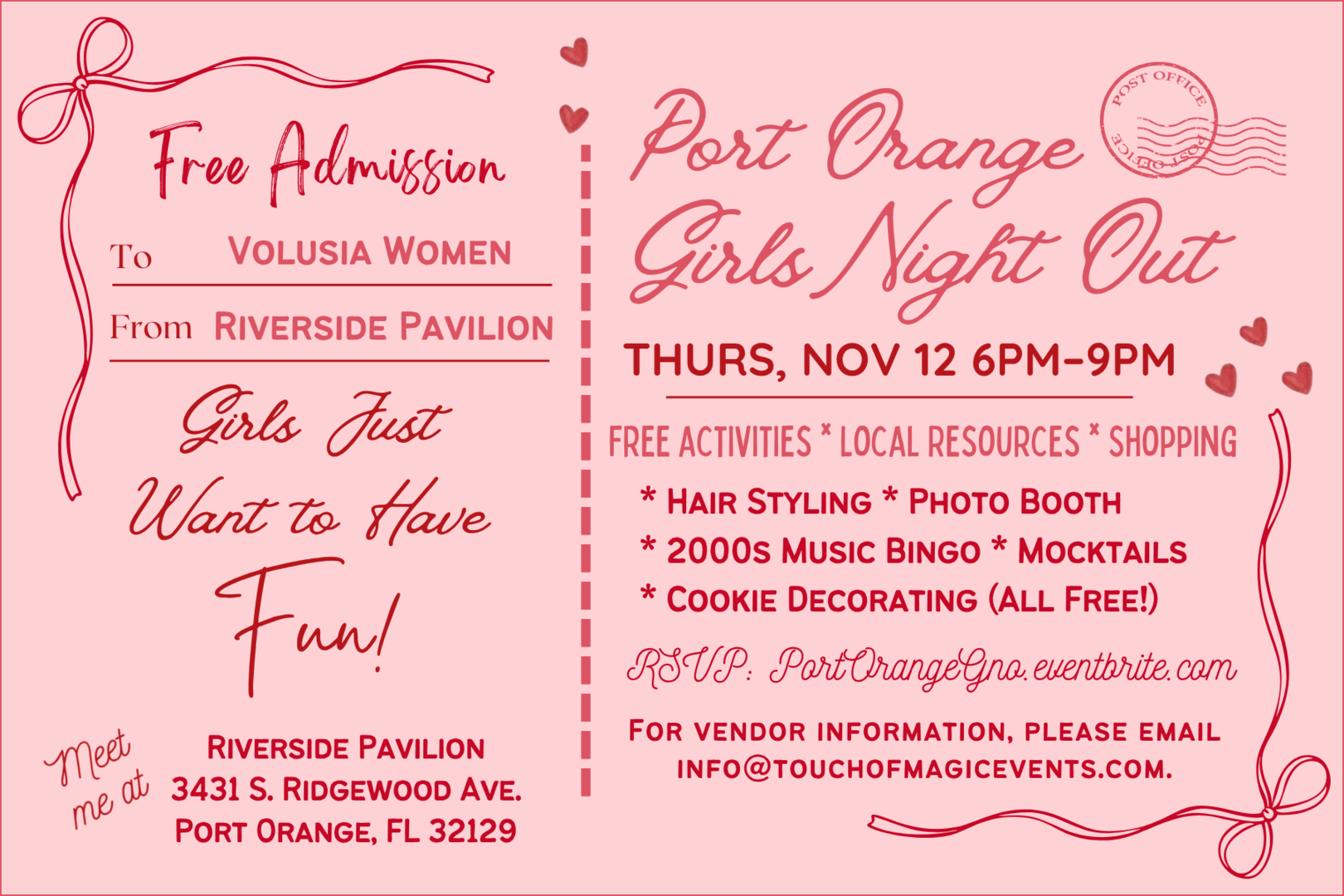 Port Orange Monthly Girls Night Out