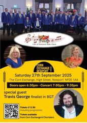 “Voices of Wales: An Evening with the City of Newport Choir & Travis George BGT Finslist”