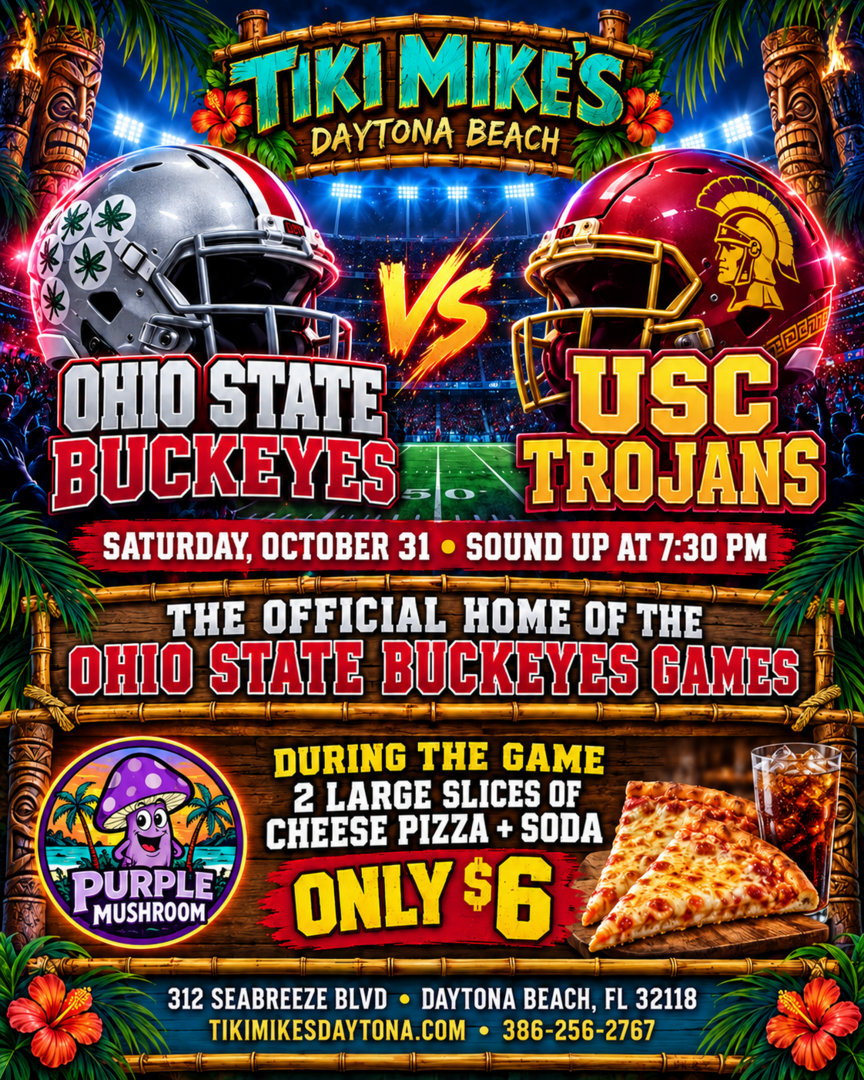 Tiki Mike's Ohio State Buckeyes vs USC Trojans